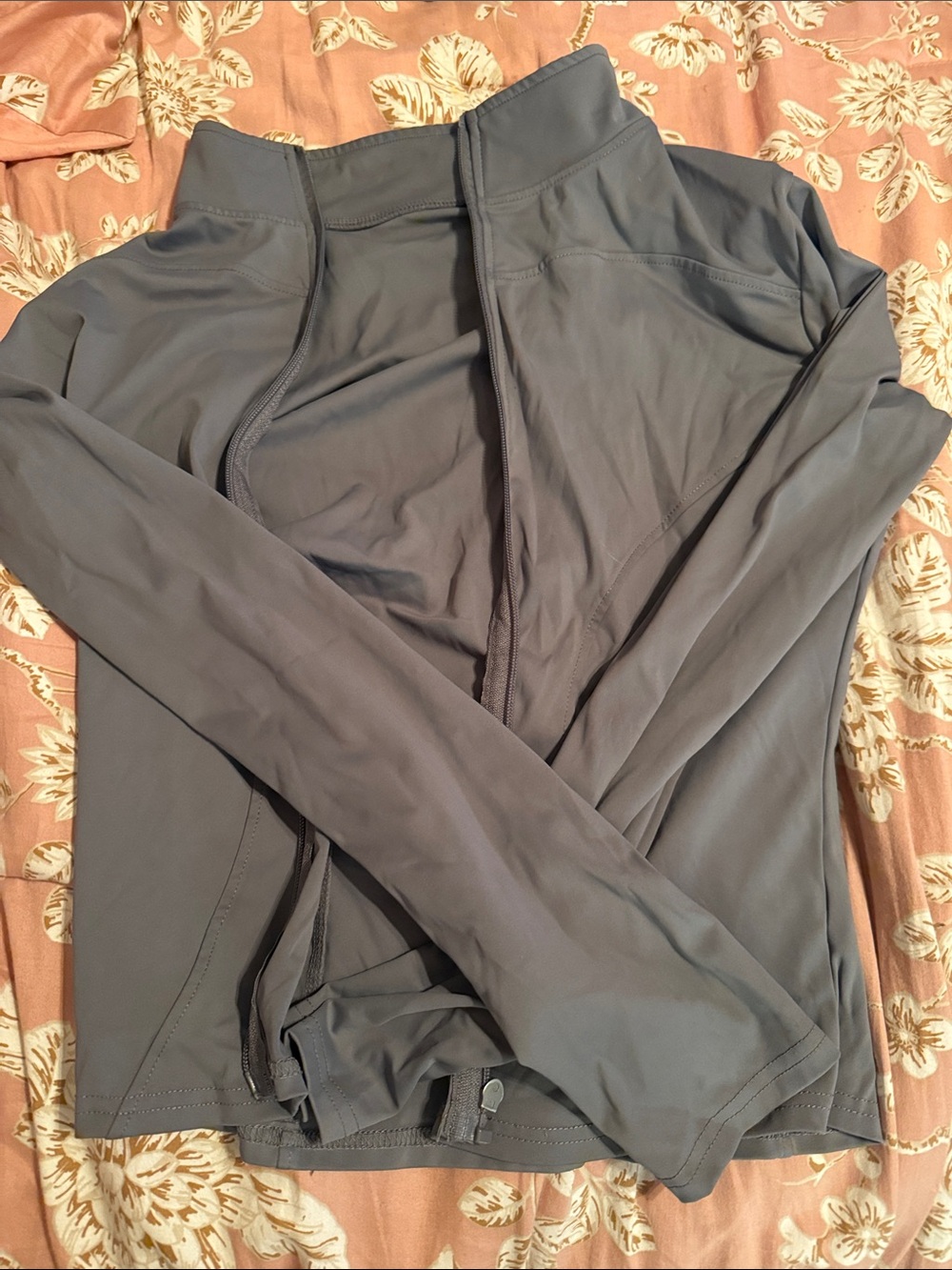 Women's Lightweight Gray Zip Jacket